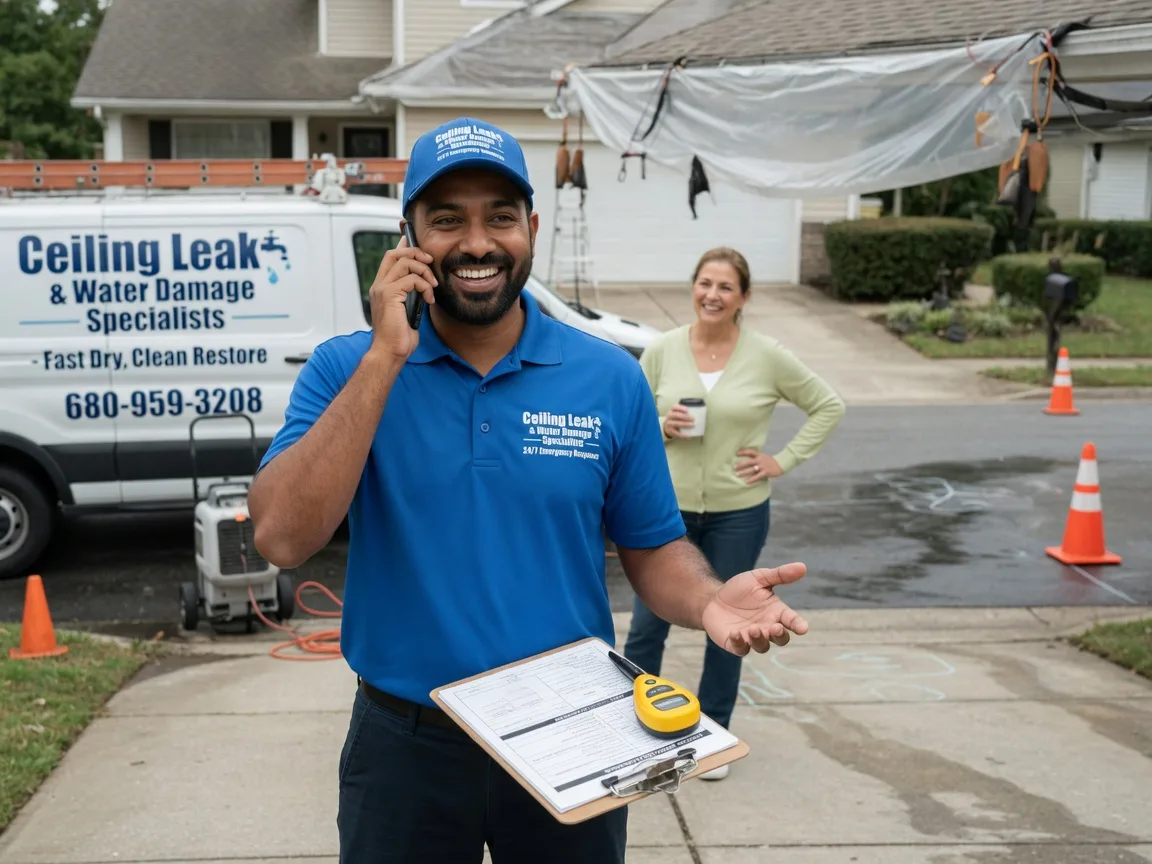 Ceiling Leak Cleanup Argonne, WI FAQs